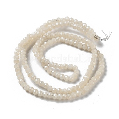 Electroplate Imitation Jade Glass Bead Strands&nbsp;EGLA-J047-3x2mm-F03
