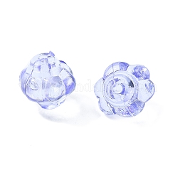 透明なアクリルビーズ  ランタン  ライラック  8.5x10x9.5mm  穴：1.5mm  約1290個/500g&nbsp;TACR-S154-20A-47