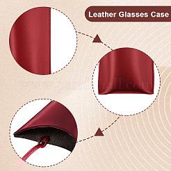 1Pc PU Leather Eyewear Pouch&nbsp;ABAG-CN0001-85D