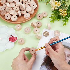 240Pcs Birchwood Wheel&nbsp;DIY-OC0013-47