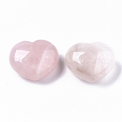 Natural Rose Quartz Heart Love Stone&nbsp;G-S364-062A