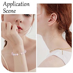 スターリングシルバースプリングリング留め金10個925個  10個のオープン丸カン付き  ゴールドカラー  9x6x1.5mm  穴：3mm&nbsp;STER-CN0001-22G