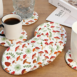 Polyester & Cotton Woven Coasters&nbsp;AJEW-WH0874-001