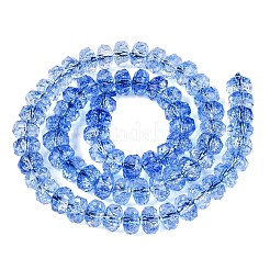 Crackle Transparent Glass Beads Strands&nbsp;GLAA-N068-03A-03