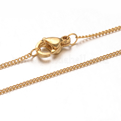 304 Stainless Steel Twisted Chain Necklaces&nbsp;NJEW-M151-19