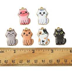 10Pcs Rack Plating Alloy Enamel Pendants&nbsp;FIND-FS0002-53C