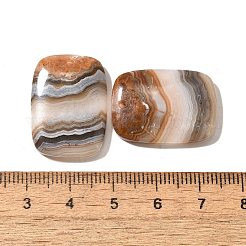 天然アメジストレースアゲートペンダント  長方形  24.5x17.5~18x4.5mm  穴：1.5mm&nbsp;G-A244-07G