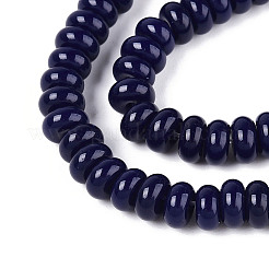 Baking Paint Glass Beads Strands&nbsp;GLAA-T025-6mm-08E