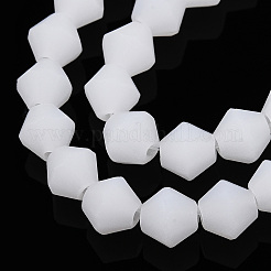 Imitation Jade Frosted Glass Bead Strands&nbsp;EGLA-A039-J6mm-MD06