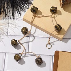 Iron Bell Pendant Decorations&nbsp;HJEW-JM02222-02
