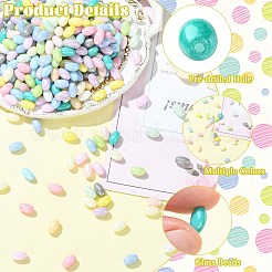 500Pcs Baking Paint Opaque Glass Beads&nbsp;GLAA-CJ0003-01
