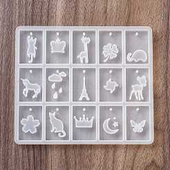 DIY Rectangle Pendant Silicone Molds&nbsp;LS-DIY-E058-01