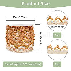 Wavy Edge Polyester Curtain Lace Trim&nbsp;OCOR-BC0005-16B