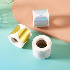 3 Rolls 3 Styles Vinyl Plastic Printable Holographic Stickers&nbsp;OFST-TA0001-10D