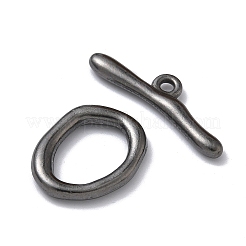 合金マンテル  カドミウムフリー＆ニッケルフリー＆鉛フリー  ガンメタ色  サイズ：オーバル：約16 mm幅  長さ21mm  厚さ3mm  バー：幅約9mm  長さ29mm  穴：2mm&nbsp;X-PALLOY-G014-B