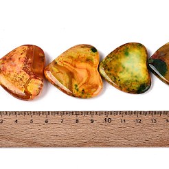 Natural Fire Crackle Agate Beads Strands&nbsp;G-Q606-66