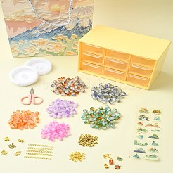 DIY Lampwork Beaded Bracelet Making Kit&nbsp;DIY-FZC0001-01D