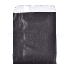 環境に優しいクラフト紙袋  ギフトバッグ  ショッピングバッグ  長方形  ブラック  18x13x0.02cm&nbsp;AJEW-M207-C01-03