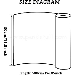 熱伝達ビニールシート  Tシャツのビニールの鉄  服生地装飾  ブラック  30cm  約5m /ロール&nbsp;DIY-WH0148-85A