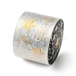 ペットテープ  スター  ゴールドライン入り  カラフル  30mm&nbsp;AJEW-D309-03F