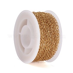 Ion Plating(IP) 304 Stainless Steel Twisted Chains&nbsp;CHS-H007-16G
