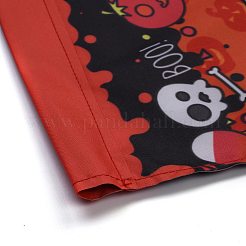 ハロウィンの庭の旗  両面ポリエステルハウスフラッグ  家の庭の庭のオフィスの装飾のため  カボチャのジャック-o-ランタン  カラフル  460x320x0.4mm  穴：18mm&nbsp;AJEW-H108-A27