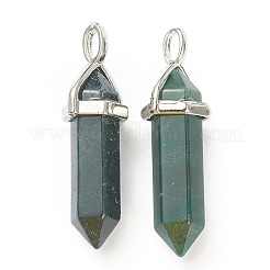 Natural Indian Agate Pointed Pendants&nbsp;G-M378-01P-A39