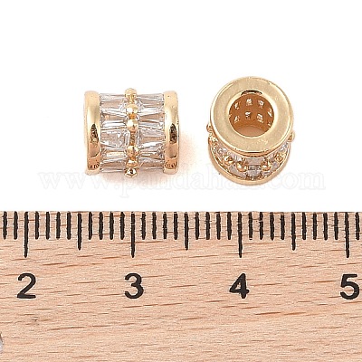Brass European Beads&nbsp;KK-B100-028G-1