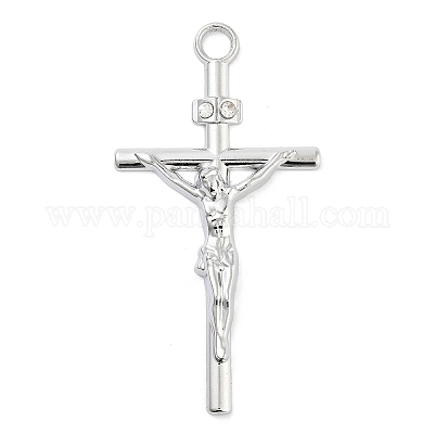 Cross Alloy Rhinestone Pendants&nbsp;FIND-U006-15P-01-1