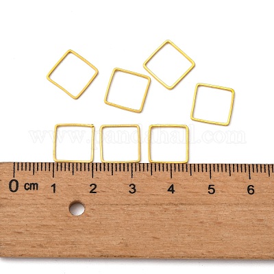 Square Brass Linking Rings&nbsp;EC03010mm-G-1
