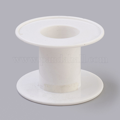 プラスチックスプール  ホイール  ホワイト  62x41mm  穴：26mm  センターシャフト：39x30mm&nbsp;TOOL-XCP0001-17-1