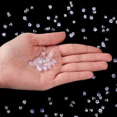 プラスチック製ピアスキャッチ  ピアスバックキャッチ  透明  1000個/箱&nbsp;KY-YW0001-05-1