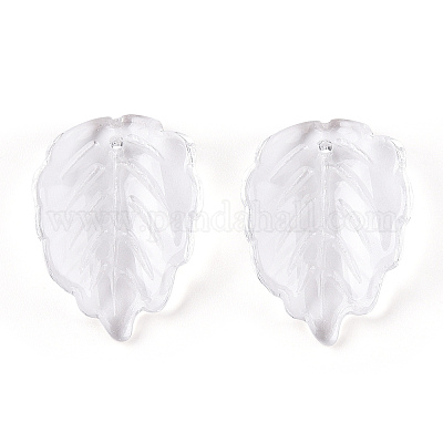 Transparent Glass Petal Beads&nbsp;GLAA-N001-17-1