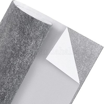 ポリエステルフェルトステッカー  粘着生地  長方形  濃いグレー  120x40x0.2cm&nbsp;DIY-WH0223-19F-1