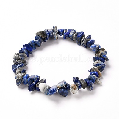 Chip Natural Gemstone Beaded Stretch Bracelets Sets&nbsp;BJEW-JB05700-1