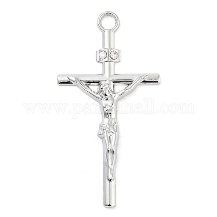 Cross Alloy Rhinestone Pendants FIND-U006-15P-01-1