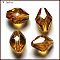 Imitation Austrian Crystal Beads, Grade AAA, K9 Glass, Faceted, Bicone, Goldenrod, 6x9.5mm, Hole: 0.7~0.9mm