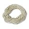 Polyester Cord, Twisted Cord, Lemon Chiffon, 5mm, about 97~100m/bundle