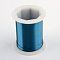 Round Copper Jewelry Wire, Steel Blue, 28 Gauge, 0.3mm, about 9 Feet(3 yards)/roll, 12 rolls/box