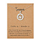 Alloy Constellation Pendant Necklaces, Platinum, Scorpio, 17.13 inch(43.5cm)