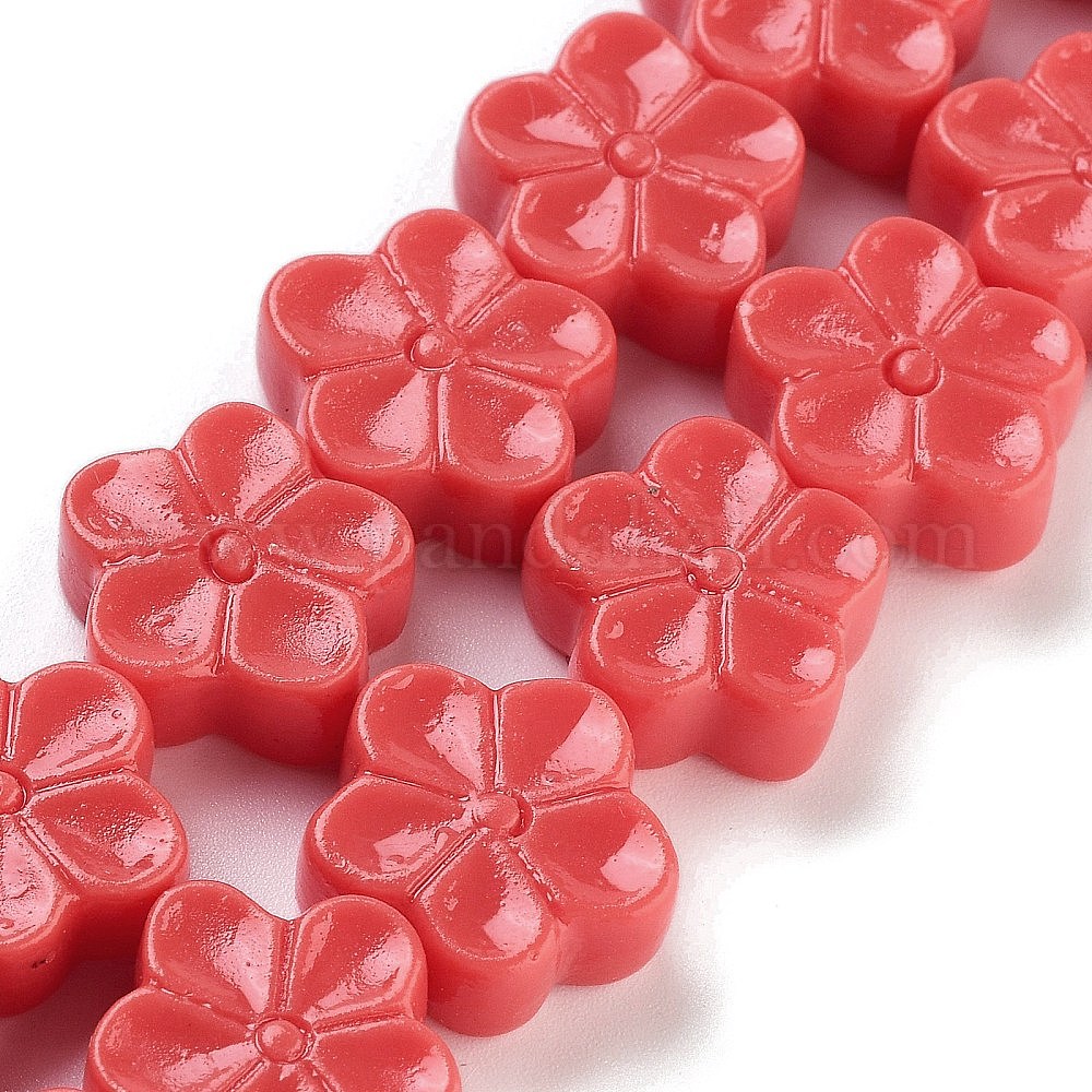 FS1004-47MM Mixed Color Handmade Flower For Making Fancy Beads - Zoe