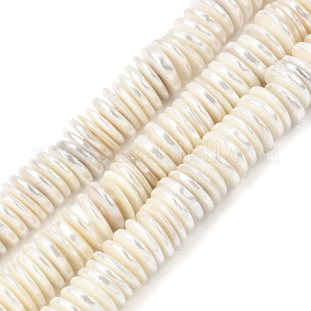 Shell Pearl 3 Strand Wholesale Electroplated Shell Pearl Beads Strands - Pandahall.com