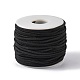 弾性コード  ブラック  3mm  約20m /ロール&nbsp;EW-WH0001-01-3mm-1