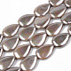 Electroplate Natural Freshwater Shell Beads Strands&nbsp;SHEL-R049-026C-1