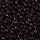 焼付塗装ガラスシードビーズ  ココナッツブラウン  6/0  4~5x3~4mm  穴：1~2mm  約450個/50g  50 G /袋  18袋/2ポンド&nbsp;SEED-US0003-4mm-K18-2