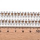 鉄ラインストーンカップチェーン  スプールで  銀  ペルー  8.5x3mm  約14.99フィート（4.57m）/ロール&nbsp;CH-T006-04S-09-3