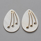 Natural Freshwater Shell Pendants&nbsp;SHEL-R021-03-2