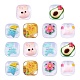 14Pcs 7 Styles Transparent Resin Cabochons&nbsp;CRES-SZ0001-36-1