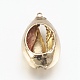 Electroplated Shell Pendants&nbsp;BSHE-E024-02-3