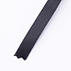 ポリエステルリボン  フラットリボン  ブラック  10mm&nbsp;OCOR-WH0033-21F-2
